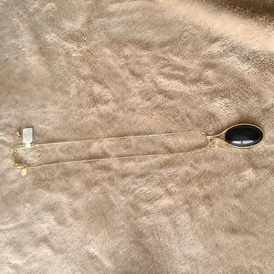 Lia Sophia black pendant necklace